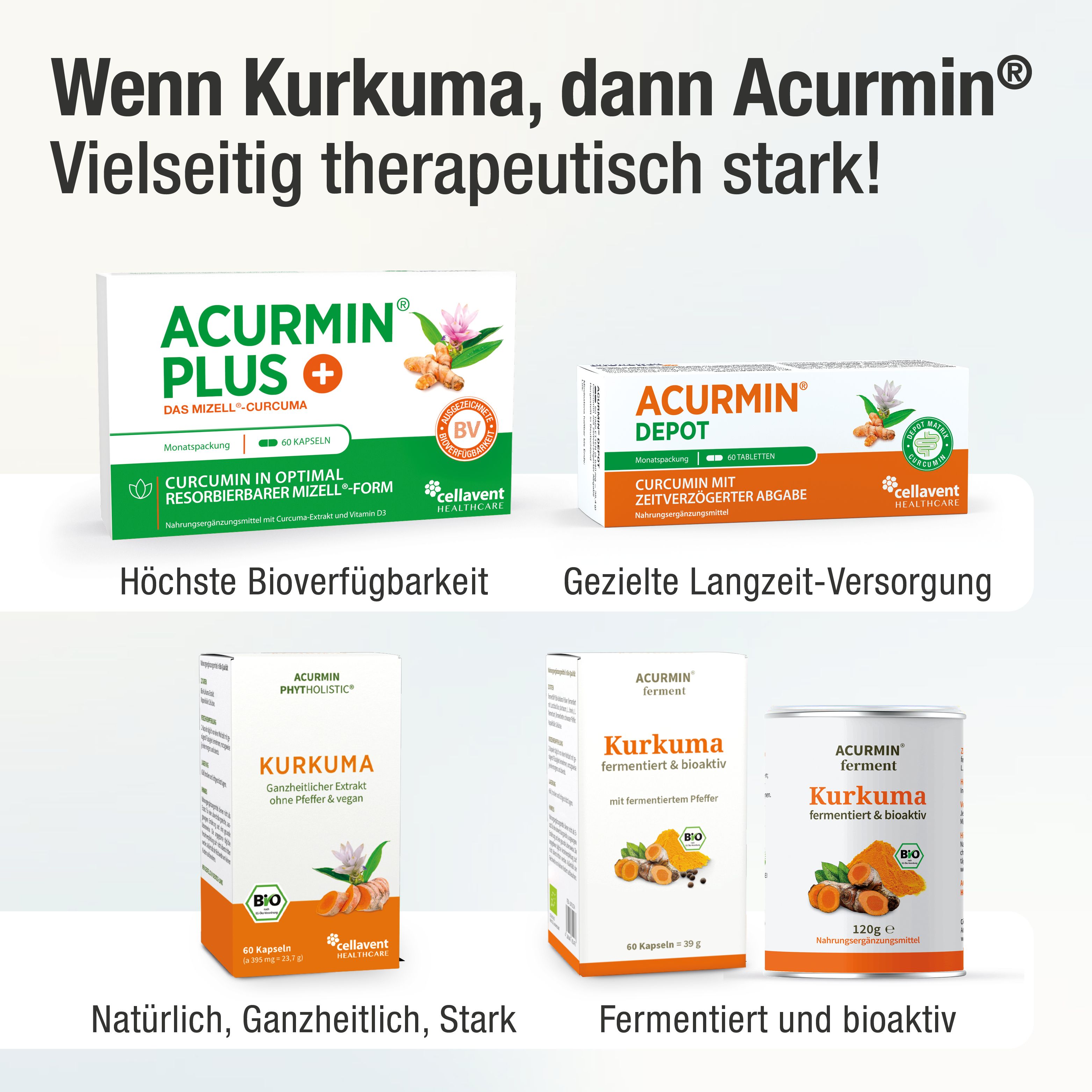 ACURMIN® DEPOT Curcumin mit zeitverzögerzter Abgabe-Acurmin DEPOT