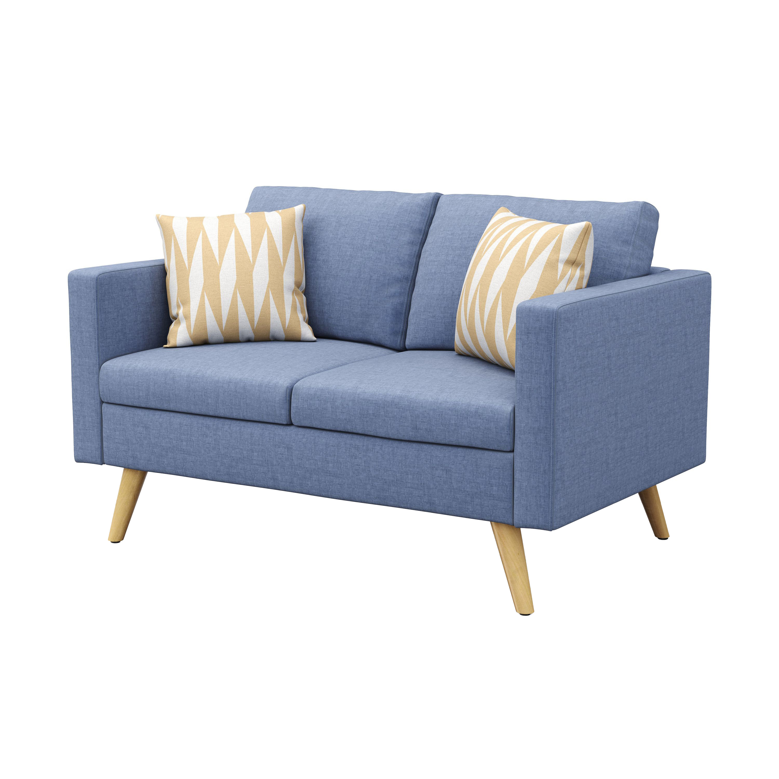 Sofa BLAIR 2-Sitzer blau