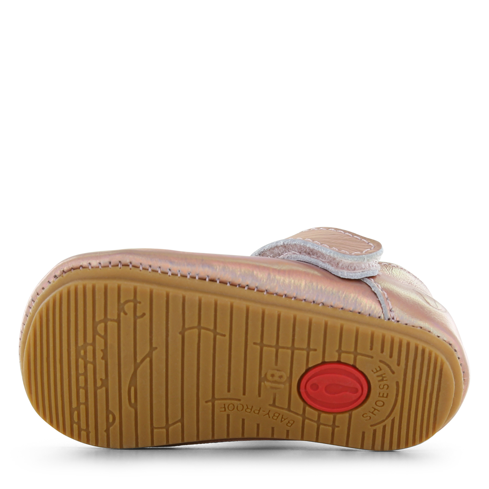Shoesme metallic rosa BABY-PROOF® Ballerina