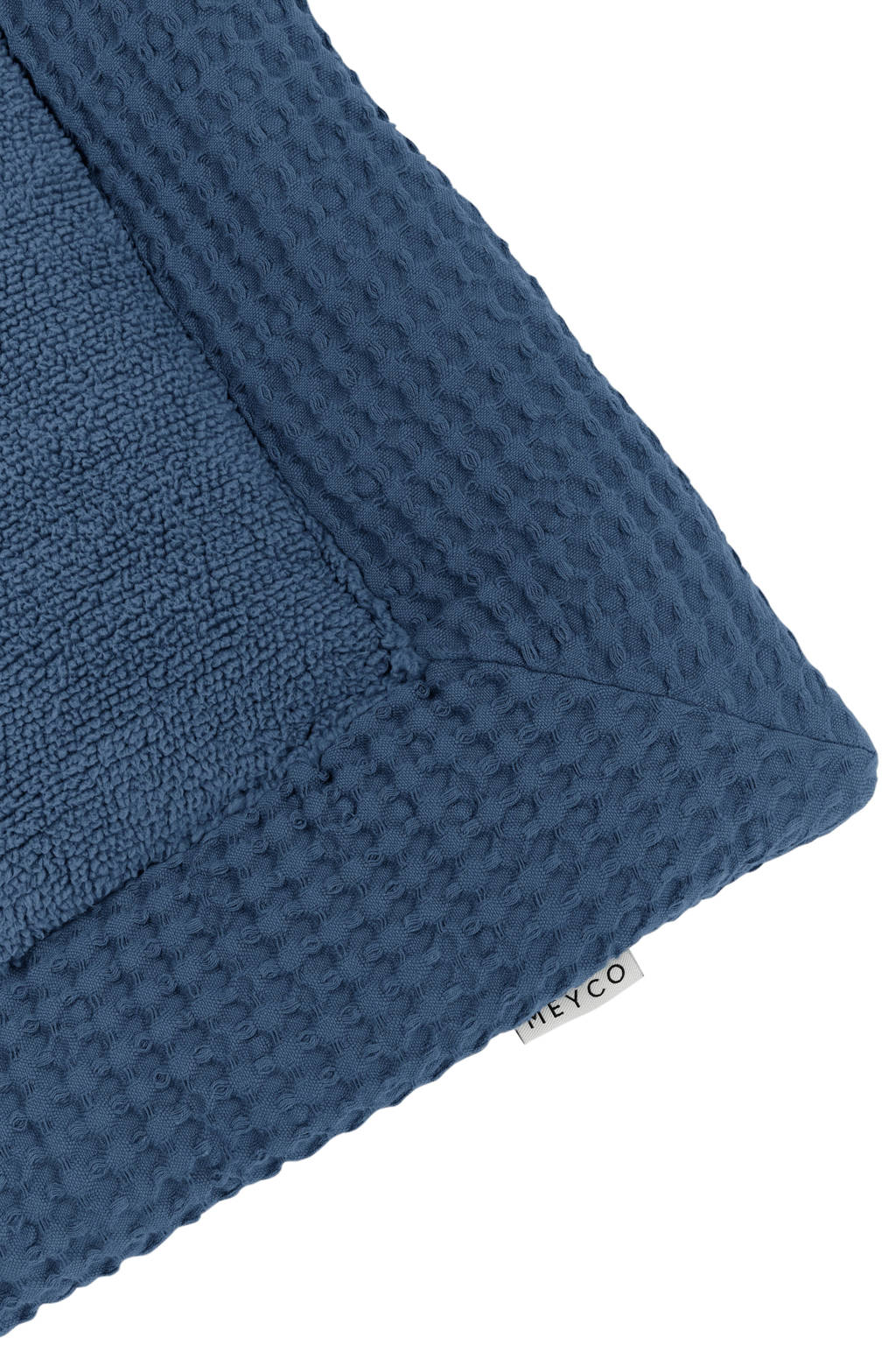 teddy boxkleed Wafel indigo