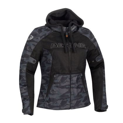 Blouson Bering LADY SPIRIT - Noir / Gris