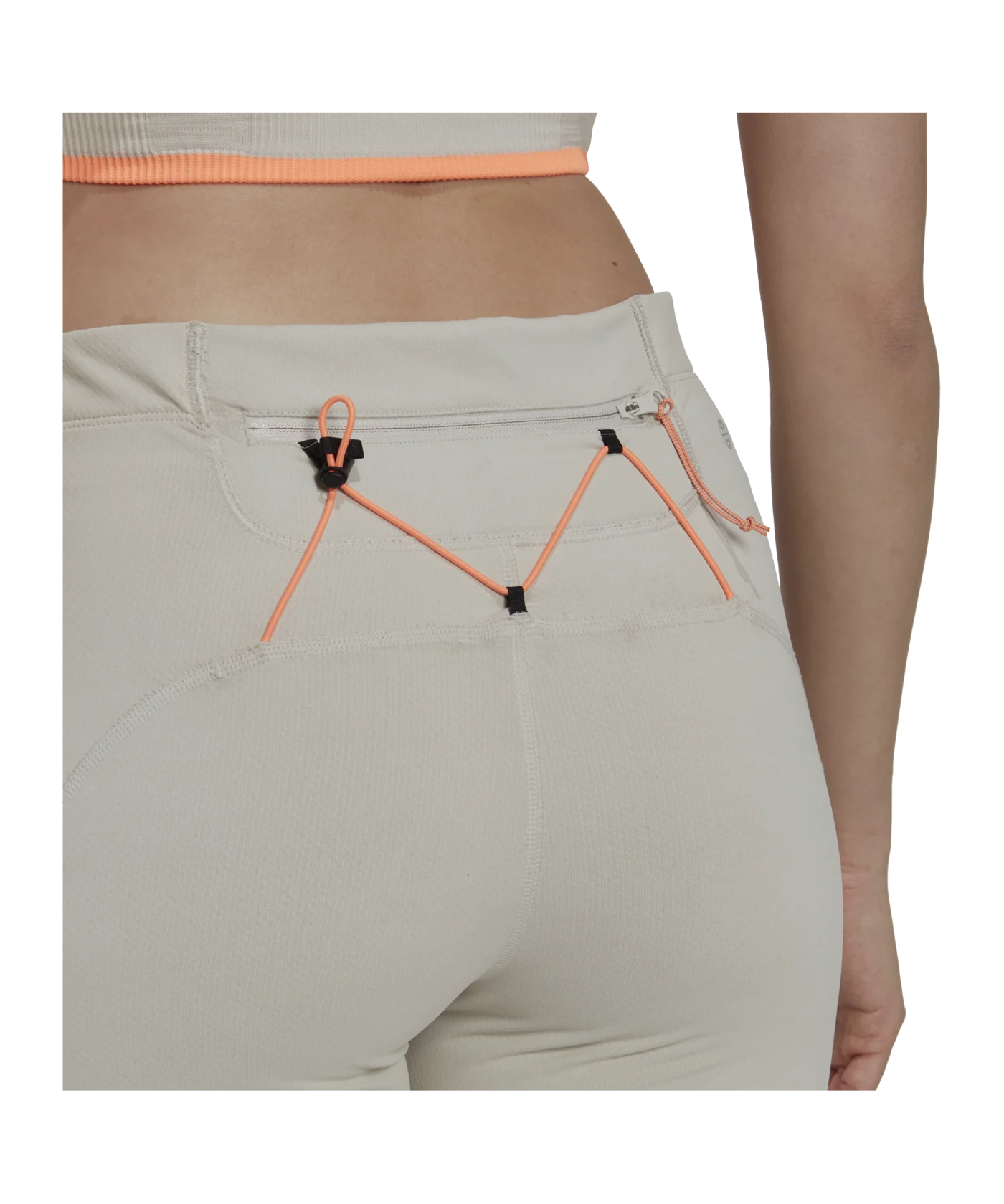 adidas Fast C.RDY Leggings Running Damen Beige