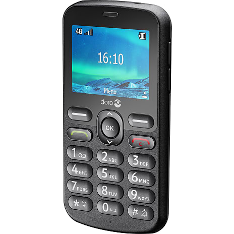 Doro 1881 mobiltelefon - sort