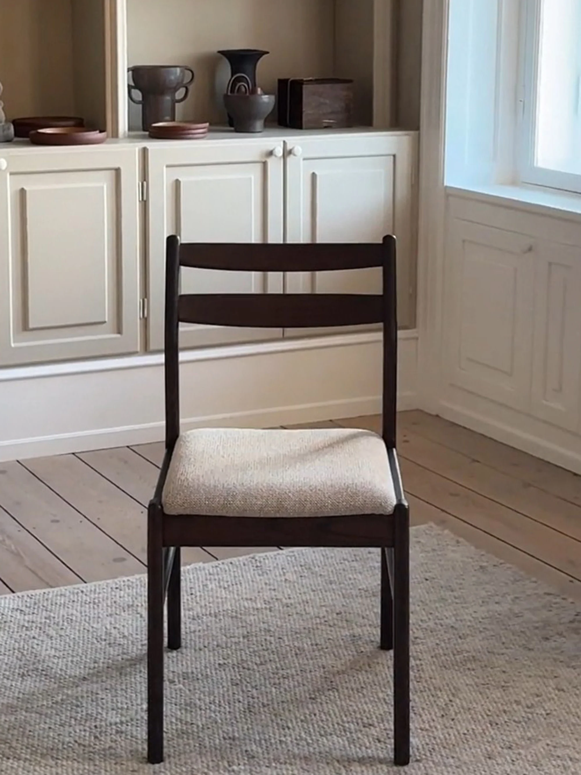 Eikenhouten stoel Kerwin