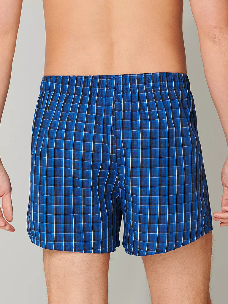 SCHIESSER Boxershorts 2er Pkg  blau
