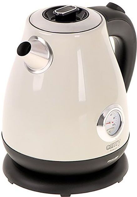 Camry CR 1344 - Elektrische waterkoker met thermometer - 1.7 liter - Creme