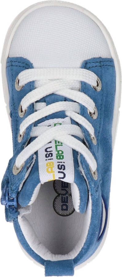 Develab 45005 623 Blue Suede Sneakers hoge sneakers