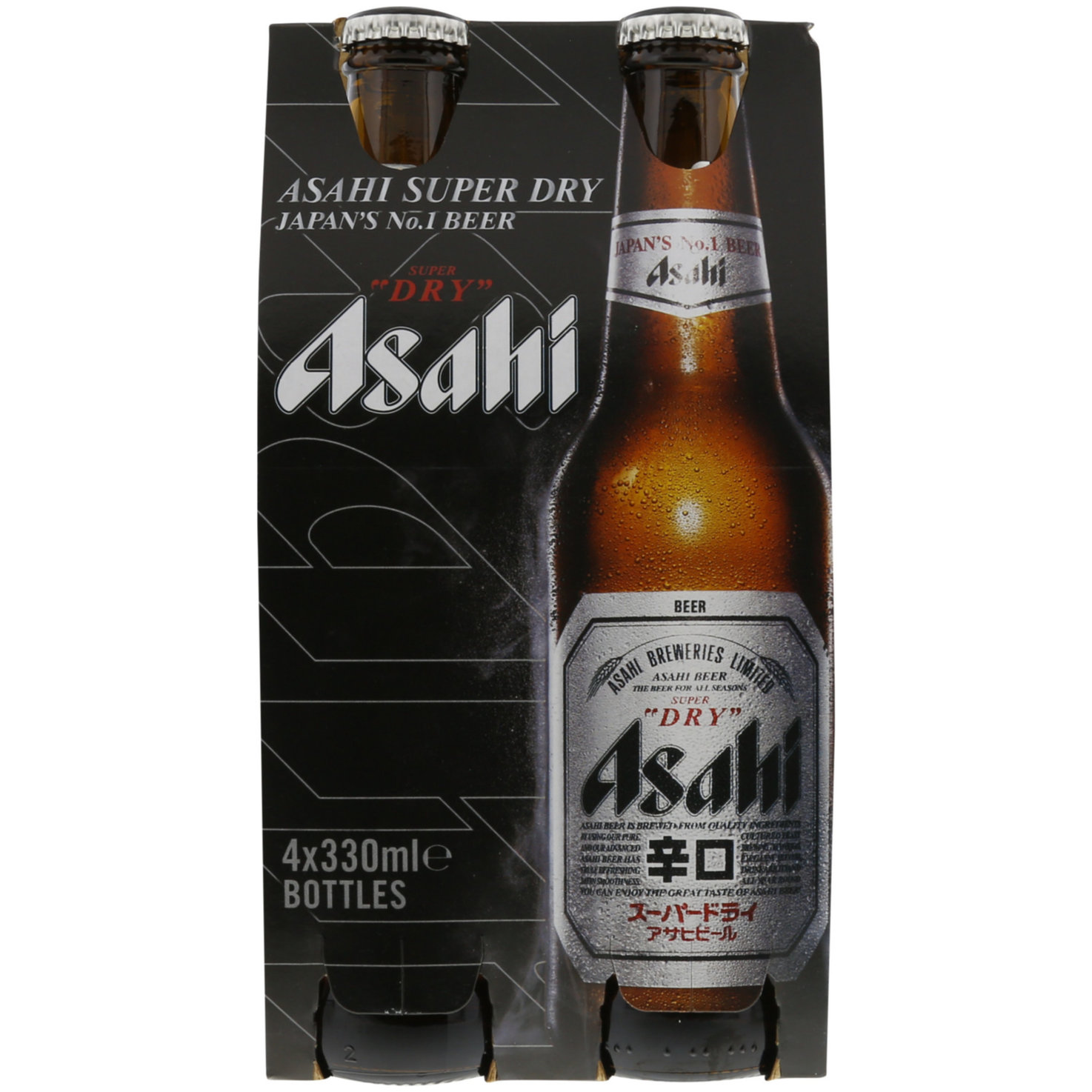 Asahi Bier Super Dry 4x33cl -132cl