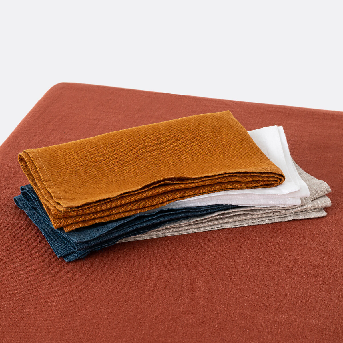 LA REDOUTE INTERIEURS<br>Toalha de mesa em linho lavado, Victorine