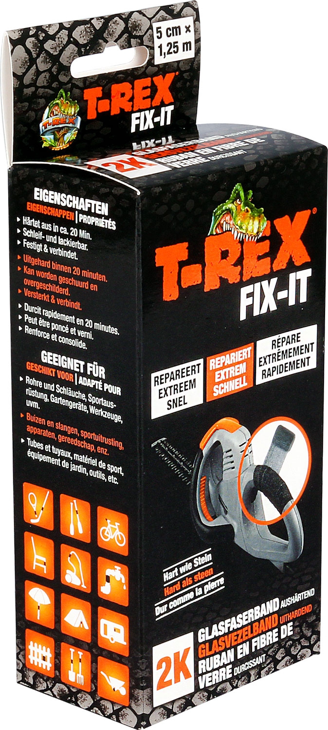 T-Rex Fix-It Glasfaser-Reperaturklebeband Set 1,25 m x 50 mm