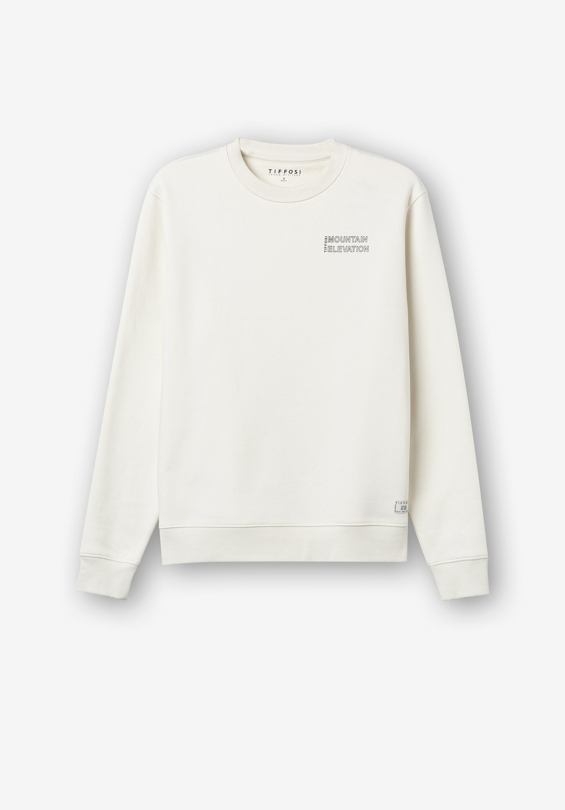 Sweatshirt com Estampado nas Costas
