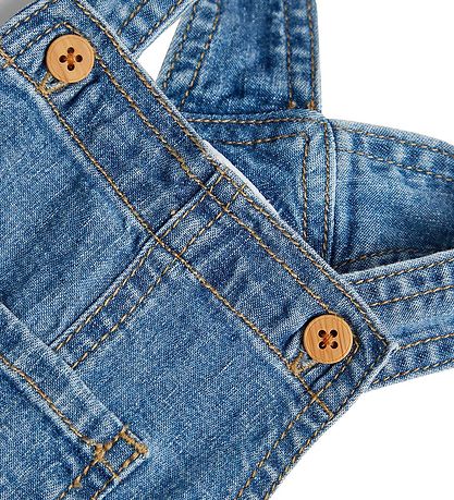Name It Latzhosen - NbmLou - Dark Blue Denim