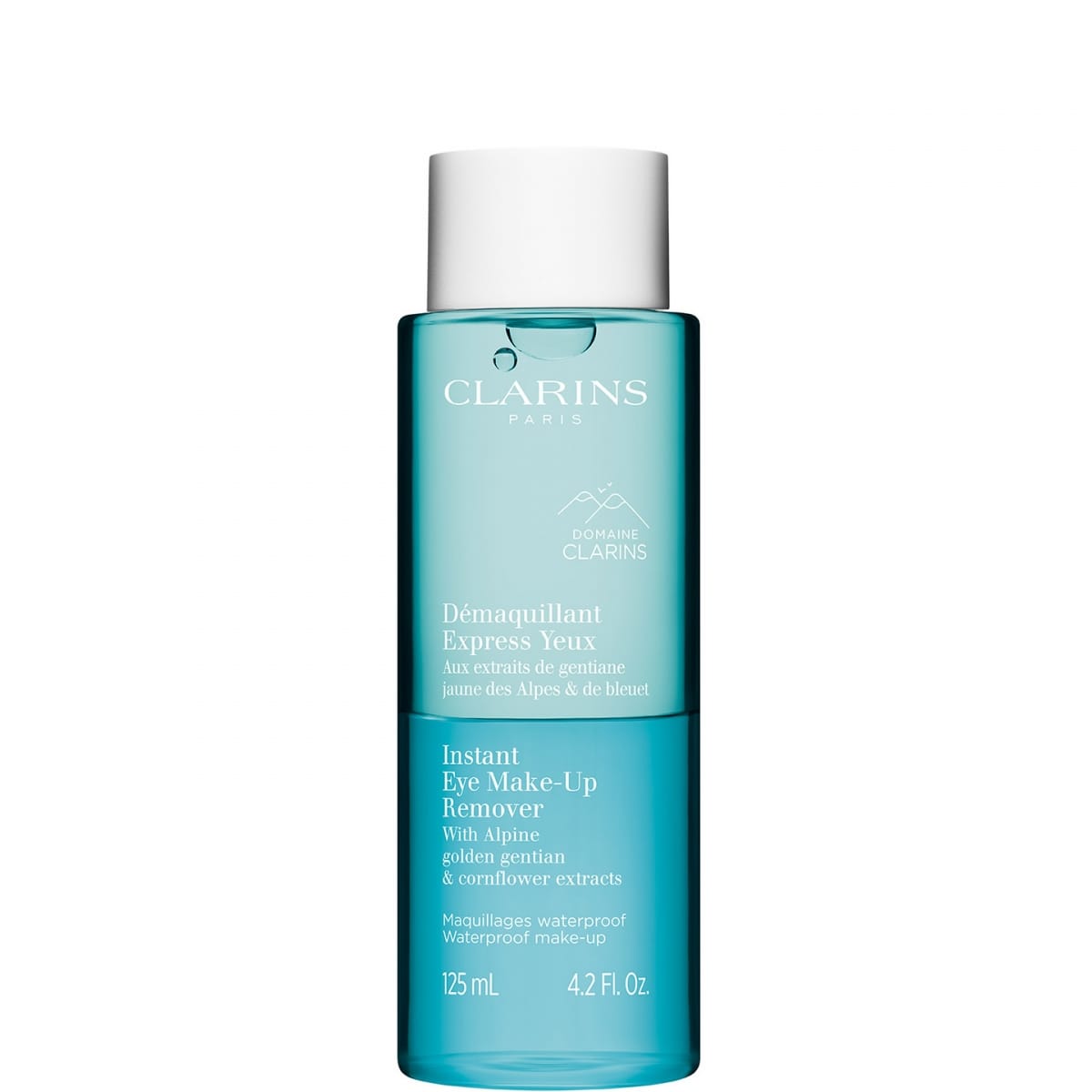 CLARINS Démaquillant Express Yeux Sensibles - Aux Extraits de Gentiane Jaune des Alpes &  de Bleuet
