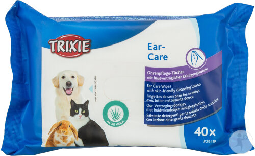 Trixie Lingettes De Soin Pour Les Oreilles 40 Pièces
