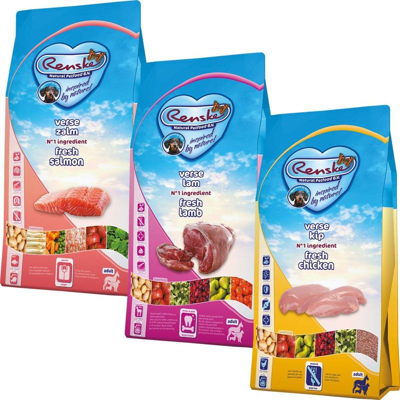 Renske - Super Premium Adult - Hondenvoer - Zalm - Graanvrij - 6,5 kg