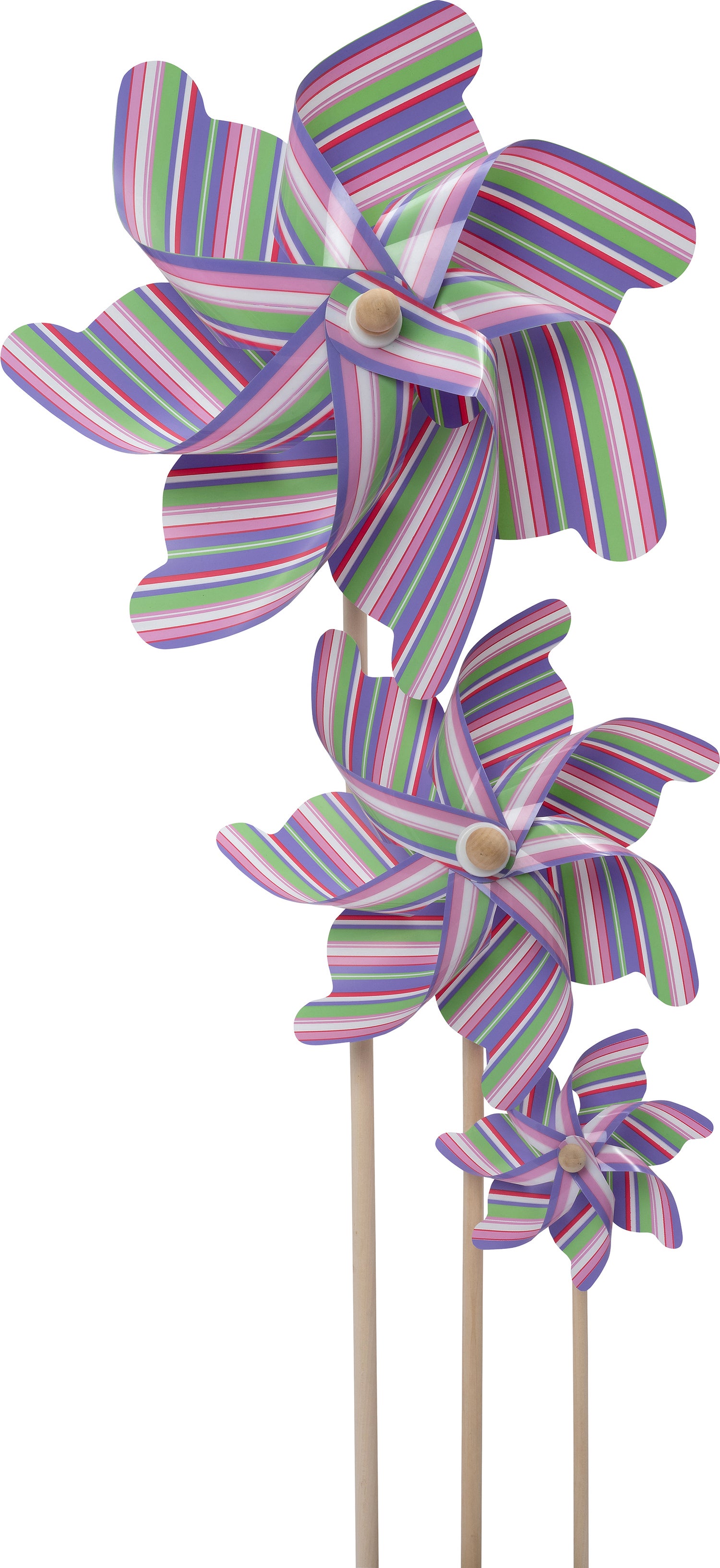 Intratuin tuinsteker Milly paars / groen D 17 H 48 cm