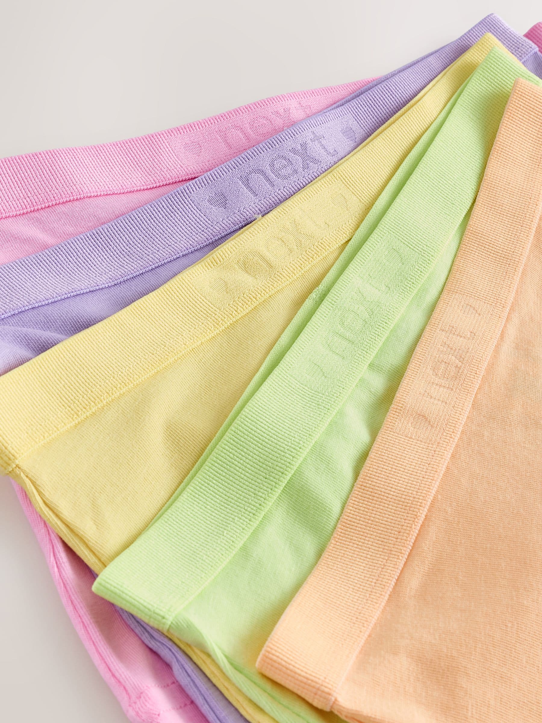 Pastelkleurig - Short Briefs 5 Pack (2-16yrs)