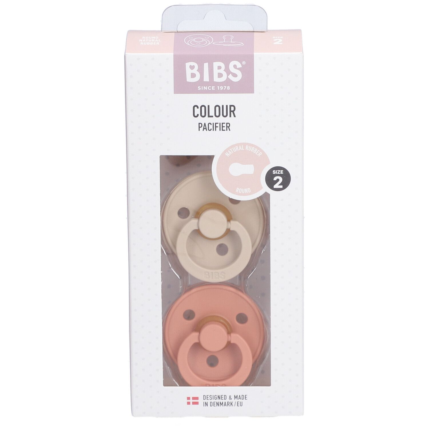 BIBS® Schnuller Peach 6-18 Monate Größe 2