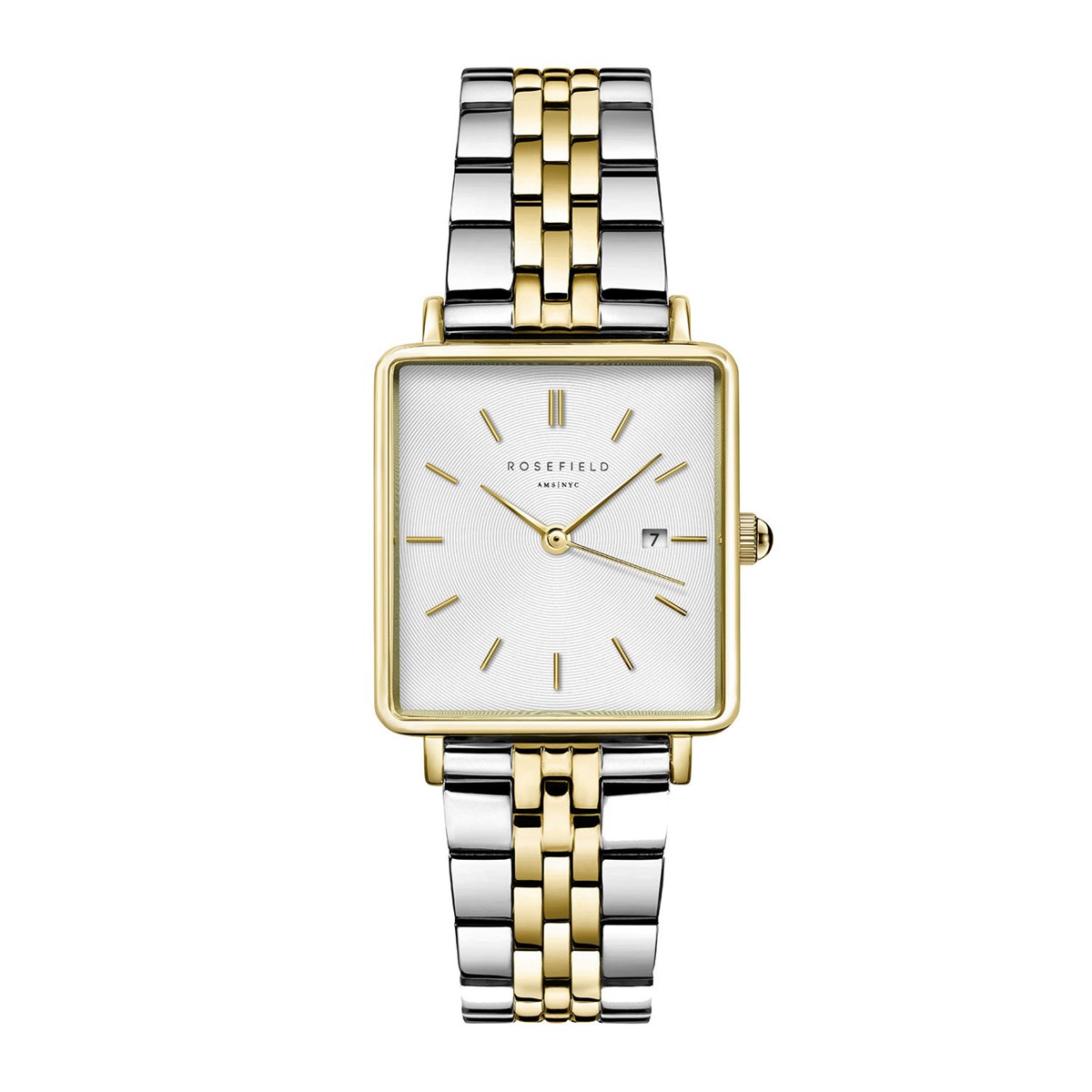 Montre femme Rosefield Boxy Duotone