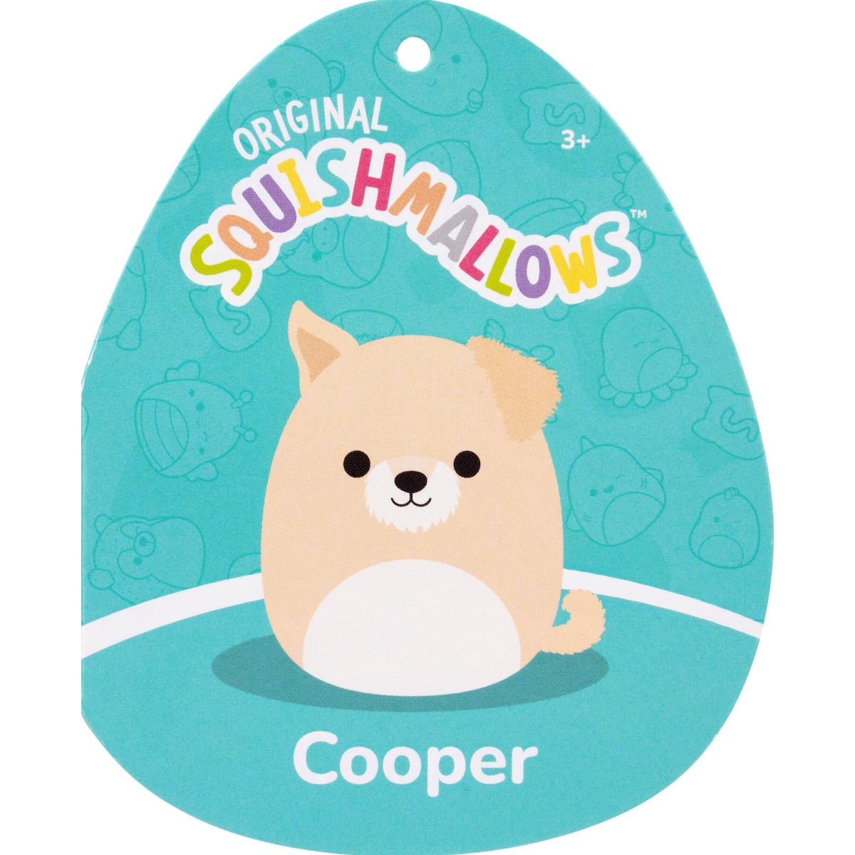 Squishmallows kosedyr (Cooper Dog)