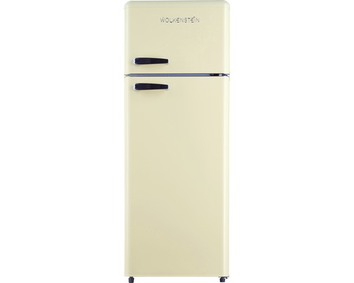 Wolkenstein GK212.4RT SC crèmekleurige koel-vriescombinatie, BxHxD 54,5 x 145,6 x 62,6 cm, koelgedeelte 172 l, vriesgedeelte 39 l