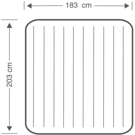 Luftbett, Blau – Intex