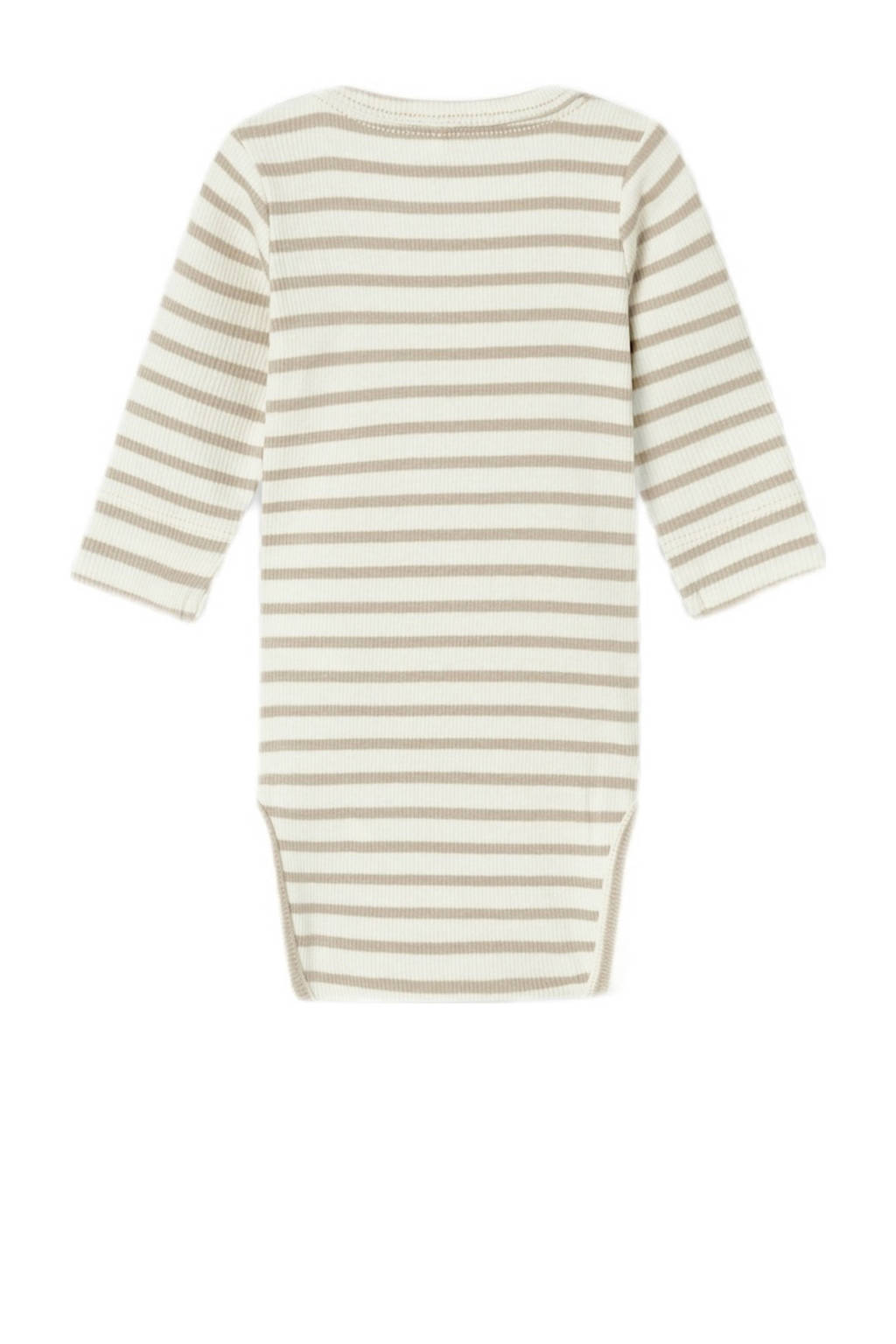 NAME IT gestreepte romper NBNBANI beige/ecru