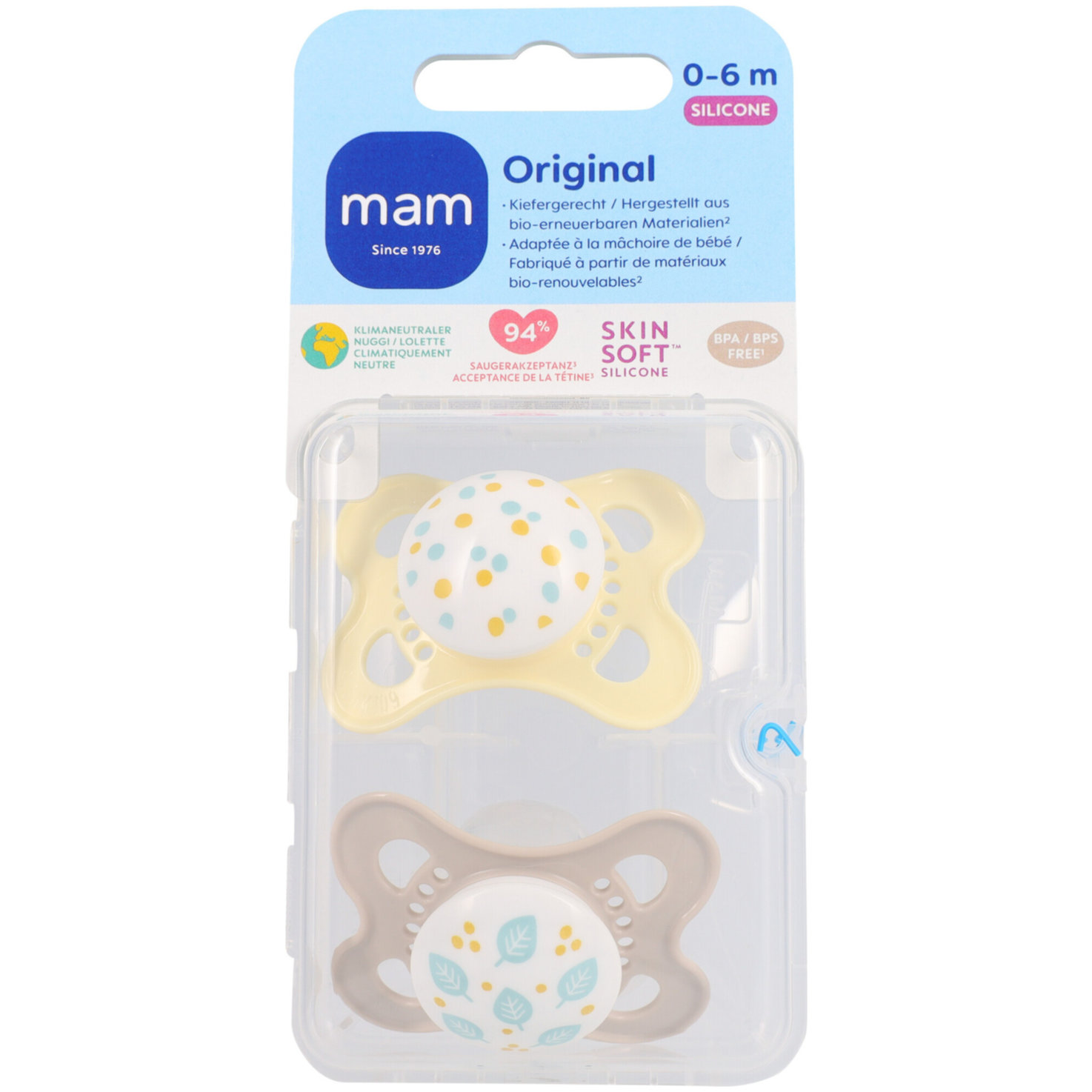 Mam Original Nuggi 0-6m, Unisex