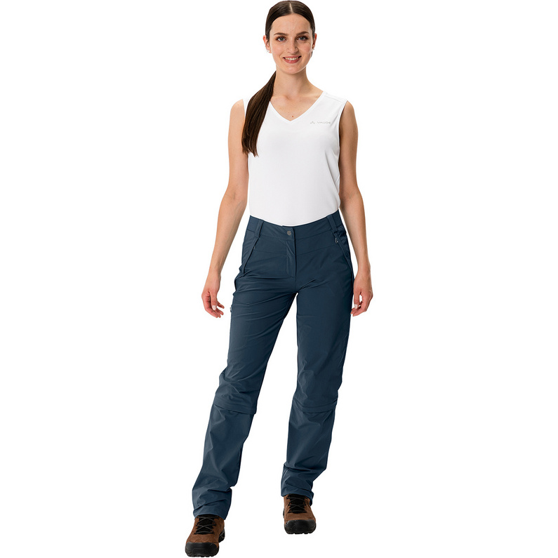 Vaude Damen Farley Stretch Capri T-Zip III Hose