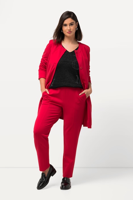 Jerseyhose, Biesen, konisches Bein, Elastikbund