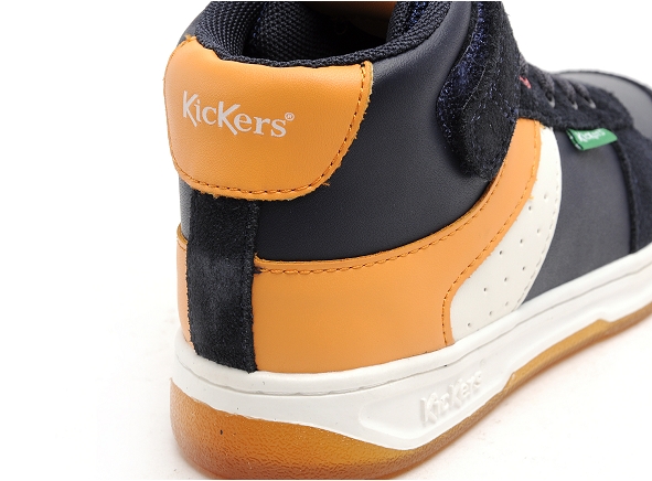 Kickers boots bottine enfant kickalien garcon bleu