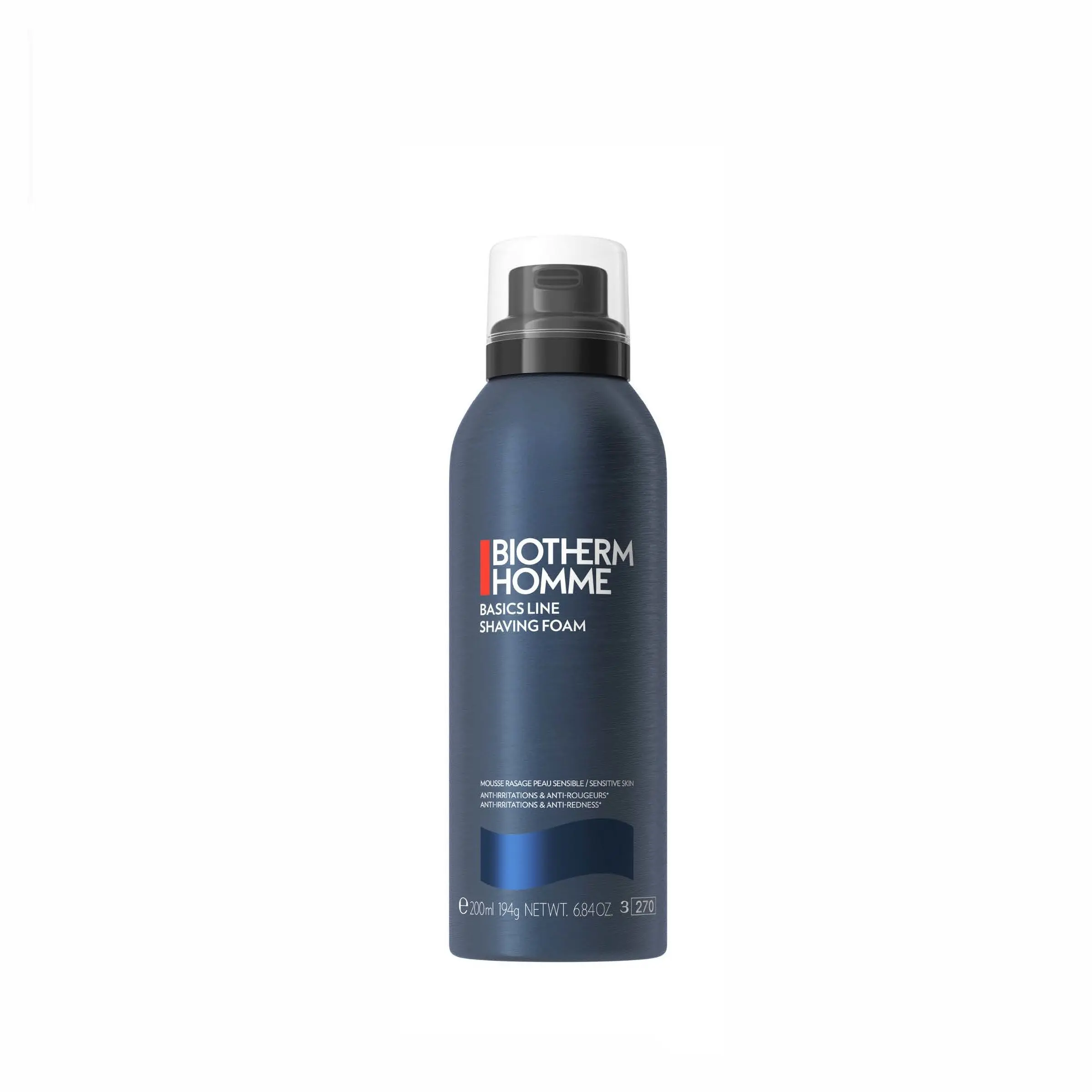 Biotherm - Mousse de rasage 200ML Mousse de rasage pour homme - Peaux sensibles Spray 200 ml - Rasage / après-rasage