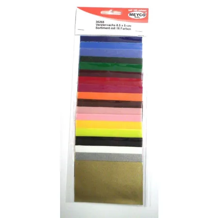 Meyco Verzierwachs-Platten in 18 Farben
