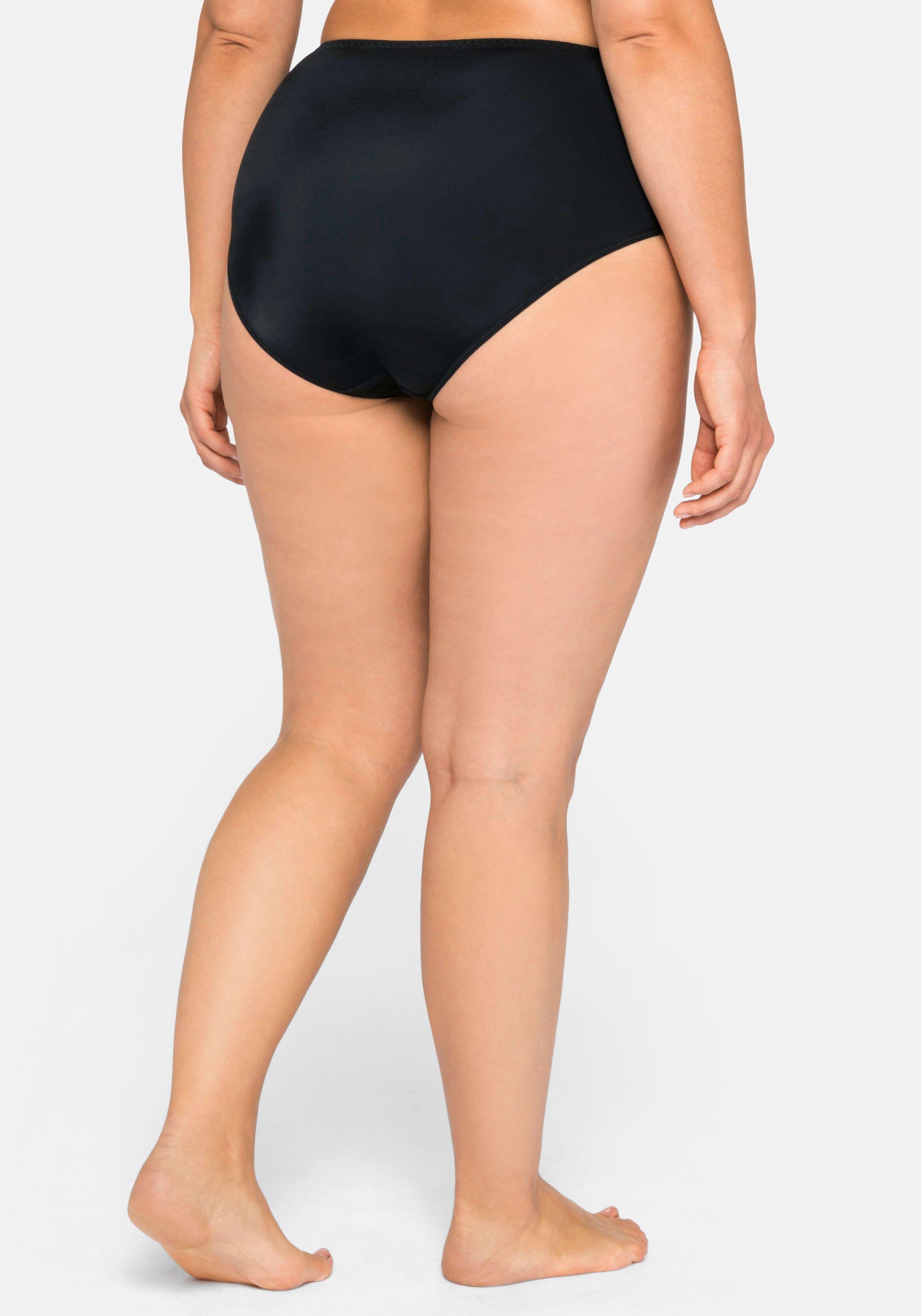 Slip in abdeckender Schnittform, mit Spitze und Mesh
