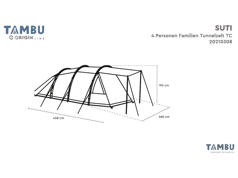 4-persoons tent Suti