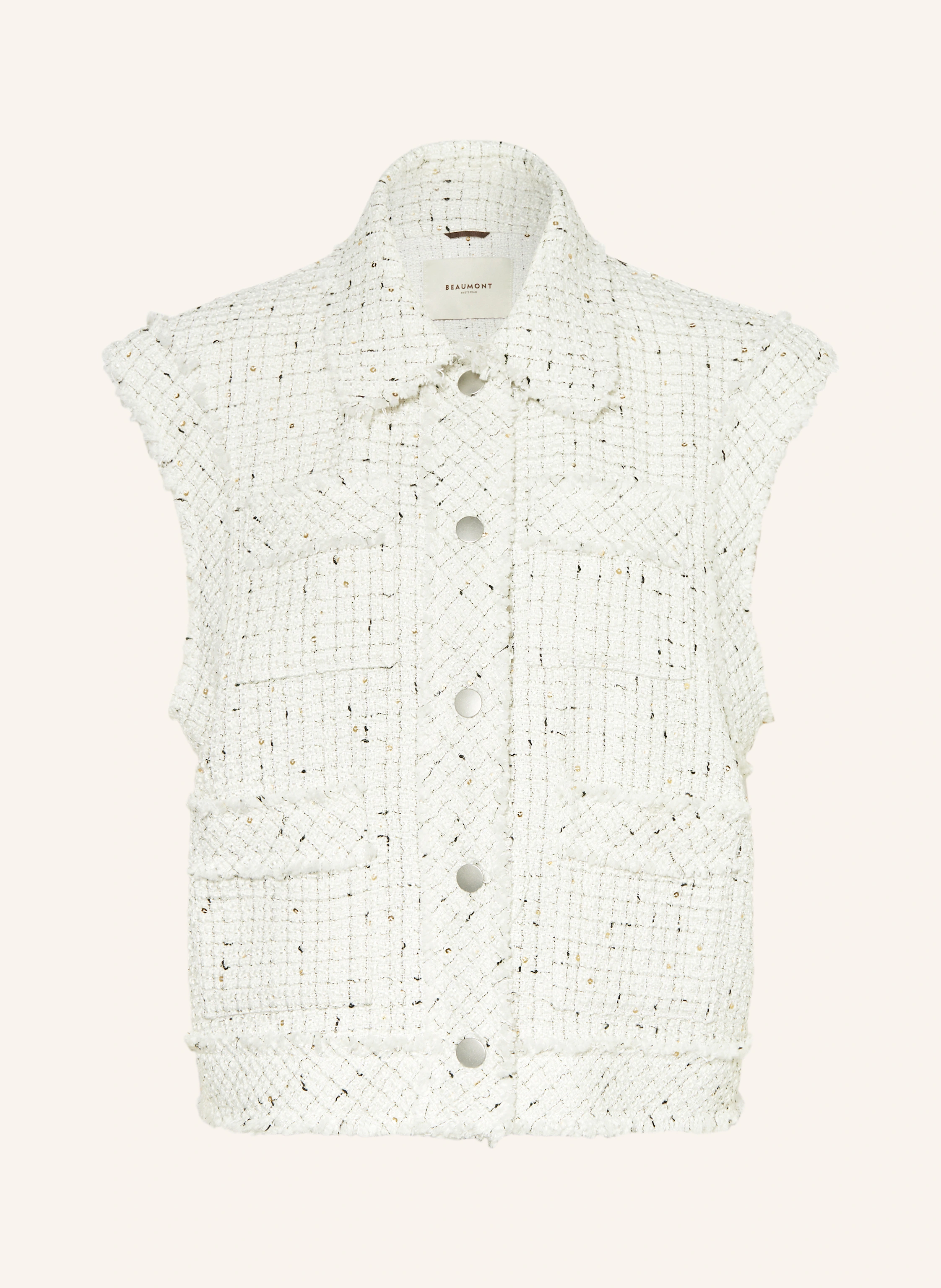 BEAUMONT Tweed-Weste ROBIN mit Pailletten