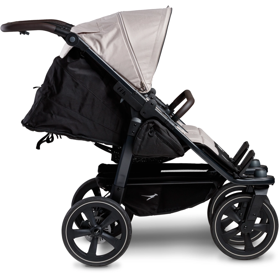 tfk Zwillingskinderwagen Duo 2 mit Luftkammer-Set Sand