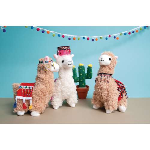 GLOREX Kuscheltier Lama zum Ausstopfen
