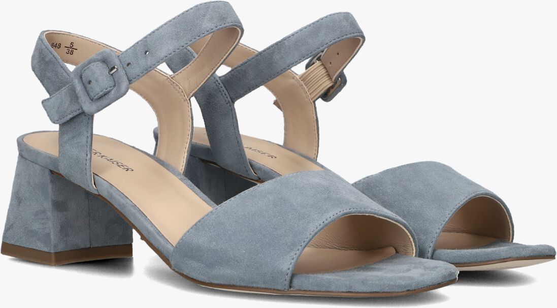 blauwe peter kaiser sandalen met hak 78240