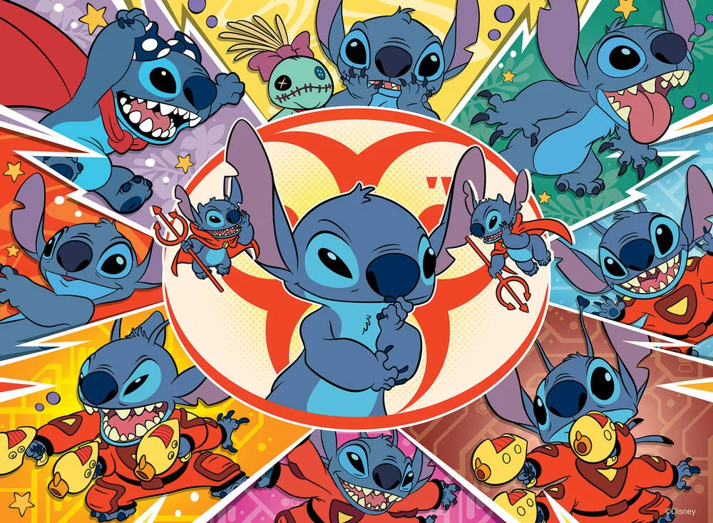 DISNEY STITCH -PUZZLE 100 PIECES XXL - DANS MON PROPRE UNIVERS