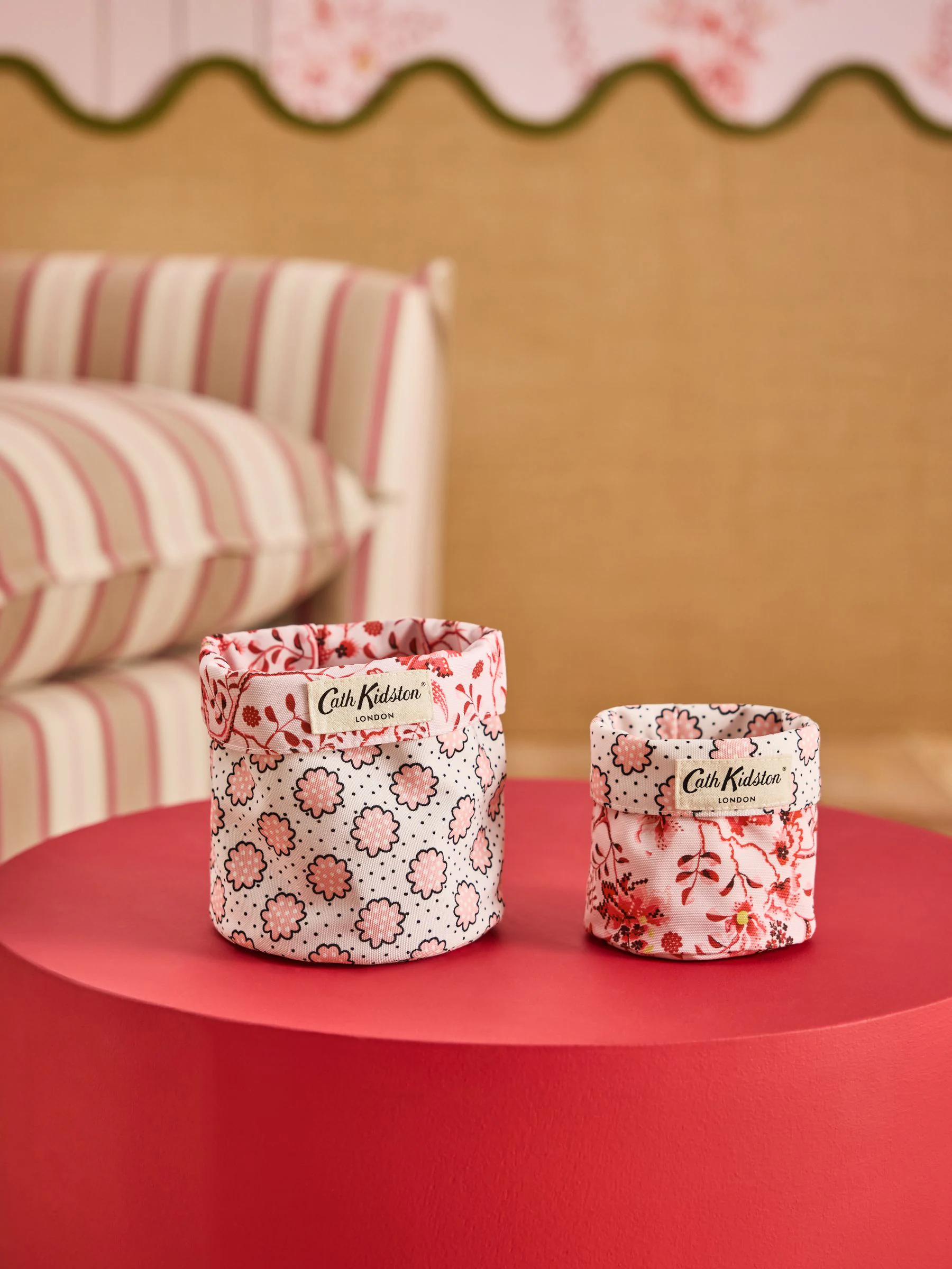 Cath Kidston set van 2 omkeerbare opbergtassen