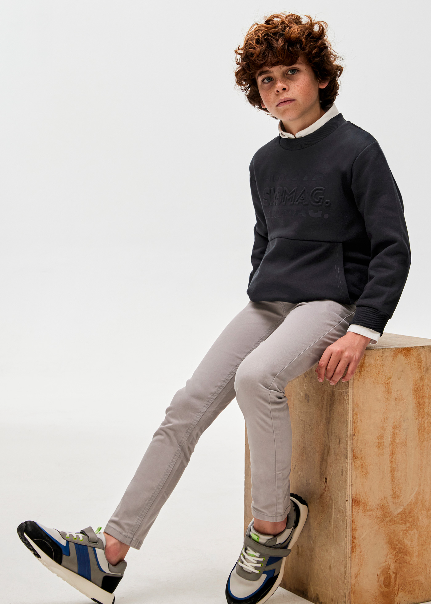Calças slim fit Better Cotton para meninos