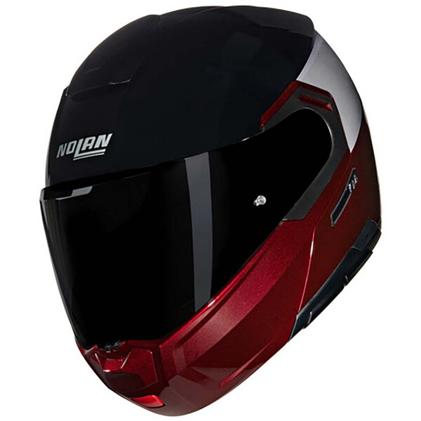 Nolan - Casque N90-3 Verniciatura Speciale N-Com Noir / Rouge / Brillant