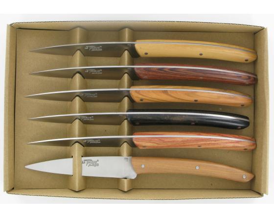 Le Thiers ® Table Campagne 6 Bois - coffret de 6 pièces Couteau de Table Le Thiers ® par BJB