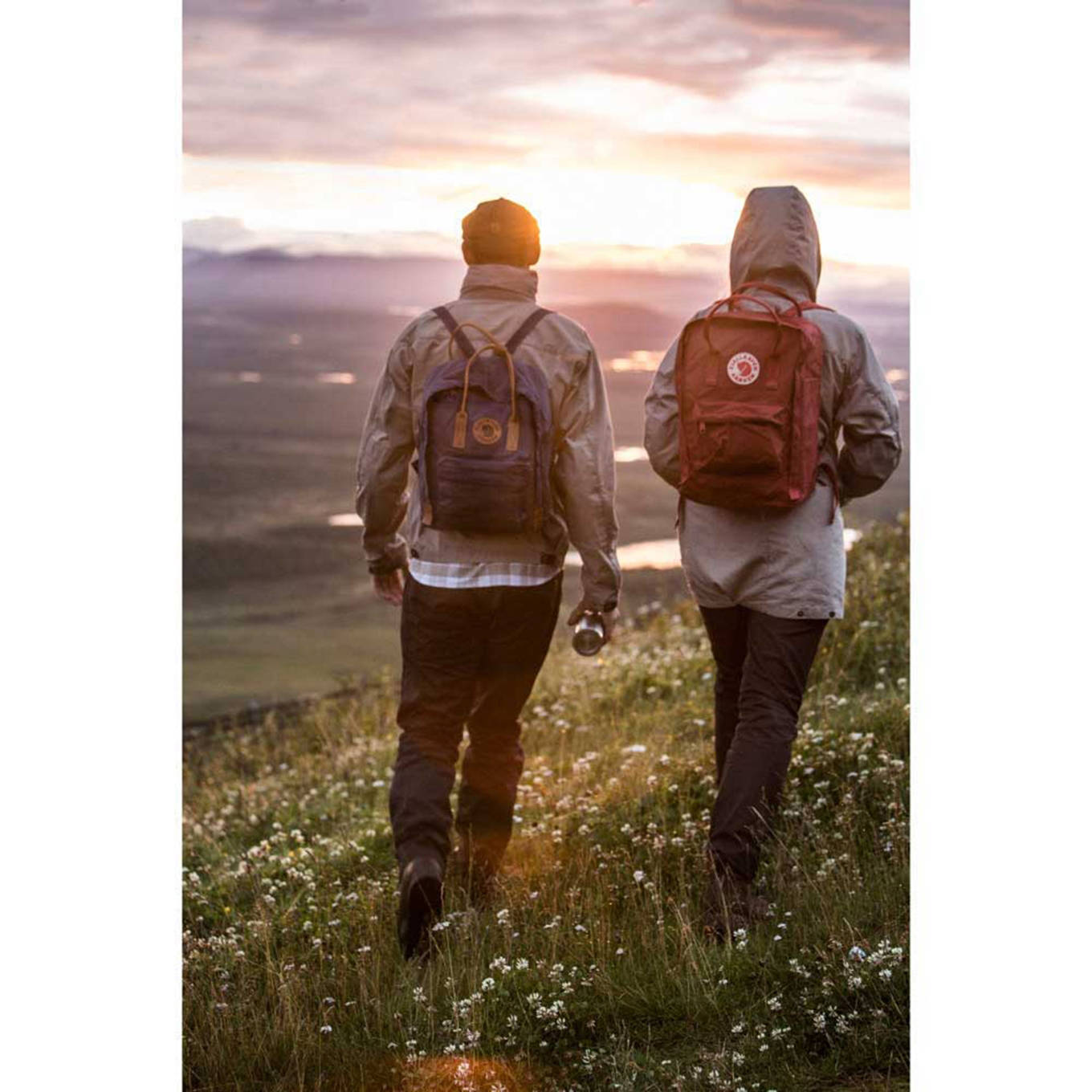 Fjällräven rugzak Knaken pastel lavender