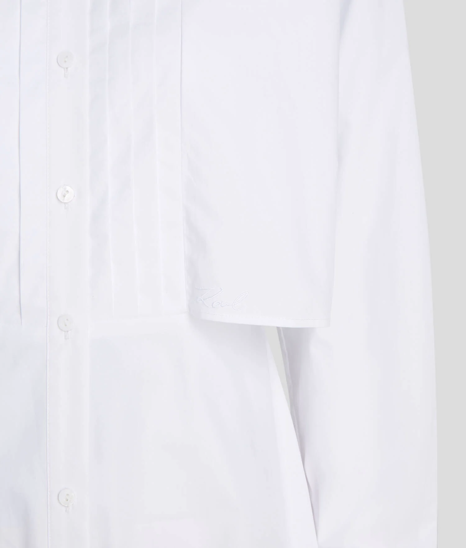 ROBE-CHEMISE À PLASTRON