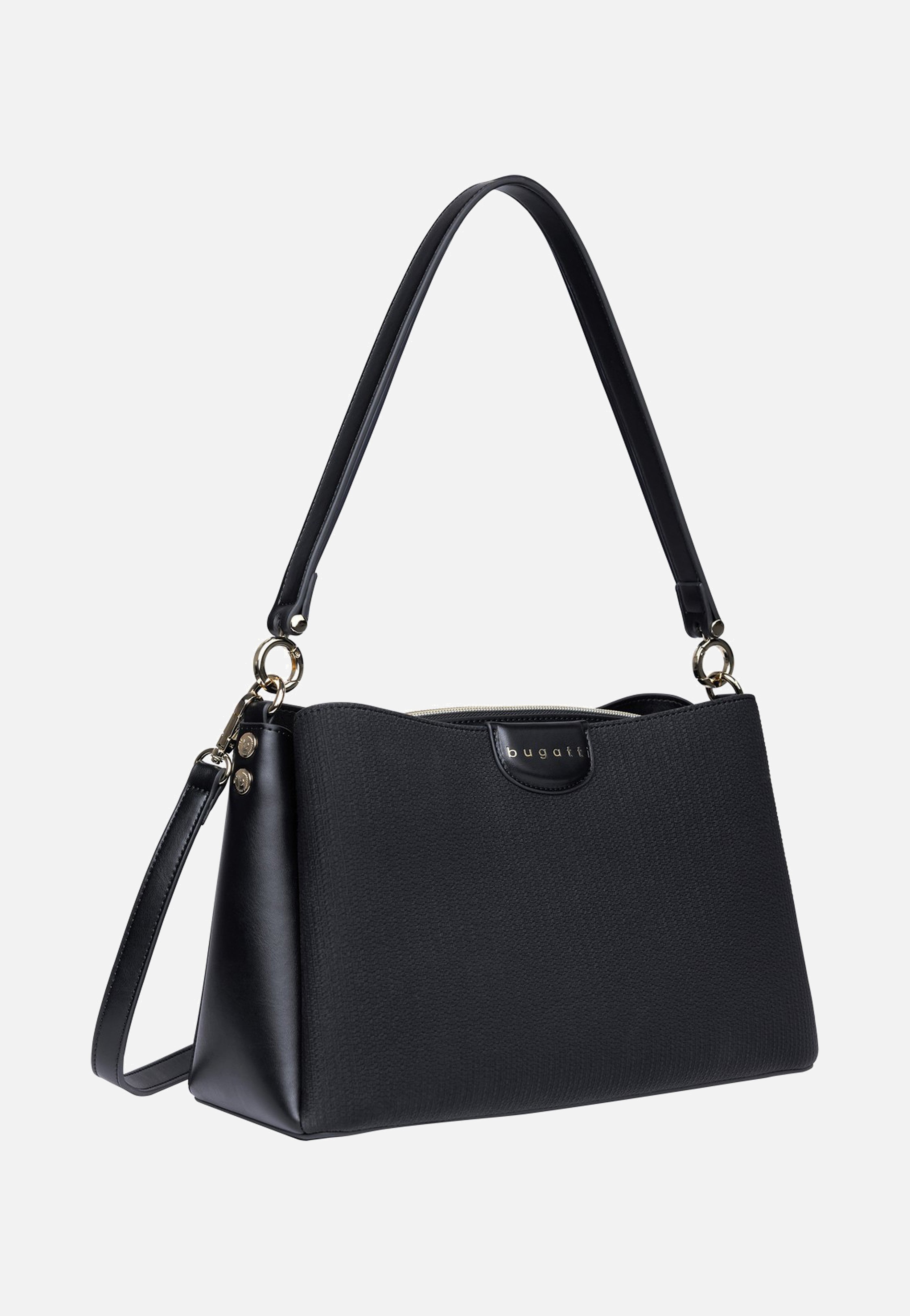 Leah Shoulder Bag M Black - Umhängetasche