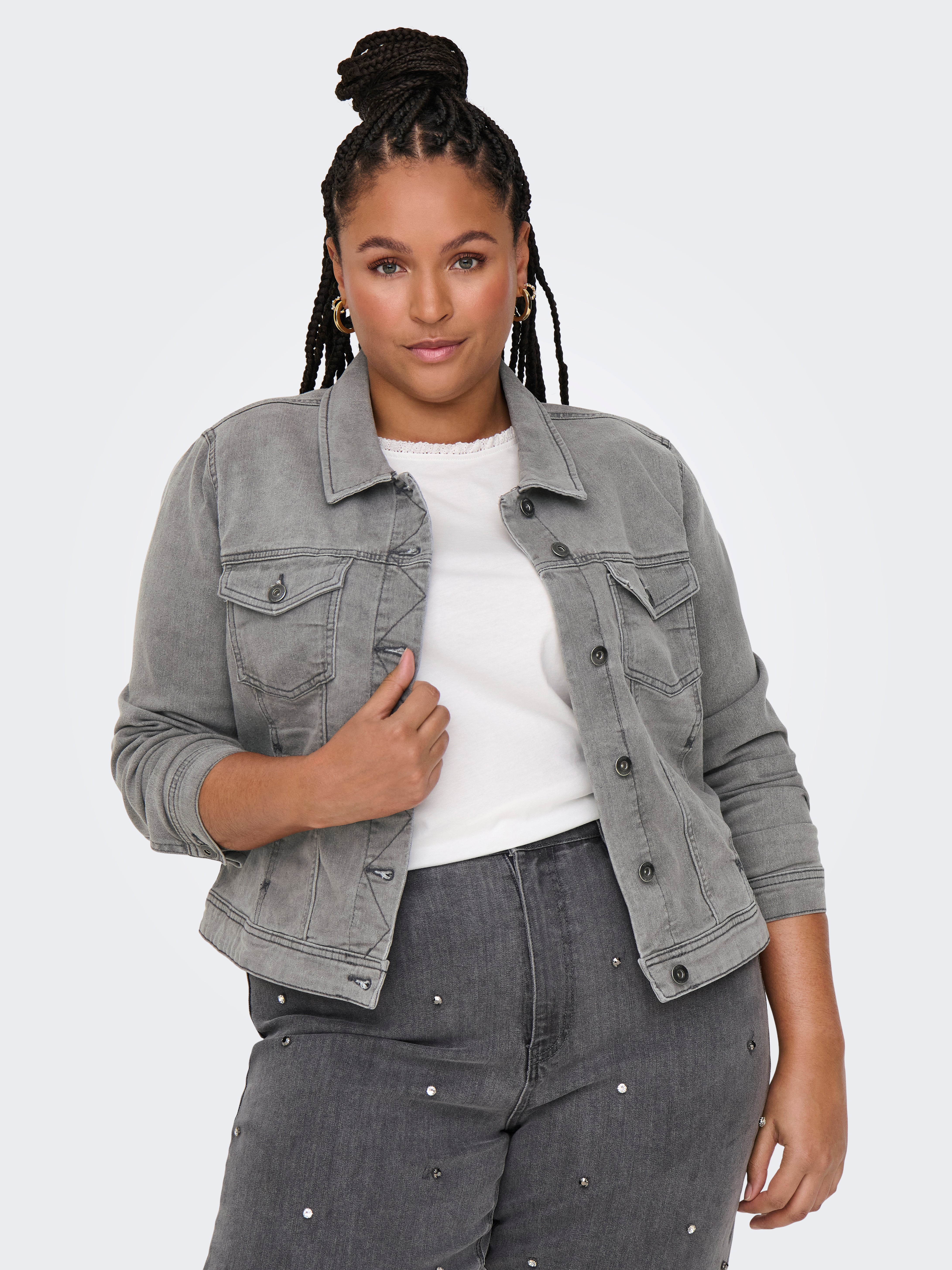 CARWESPA Jeansjacke Medium Grey Denim