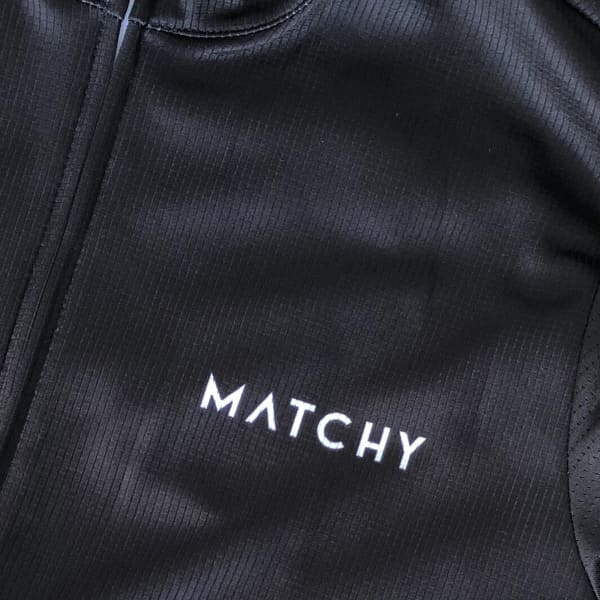 Maillot vélo MATCHY CYCLING MAILLOT ESSENTIEL NOIR