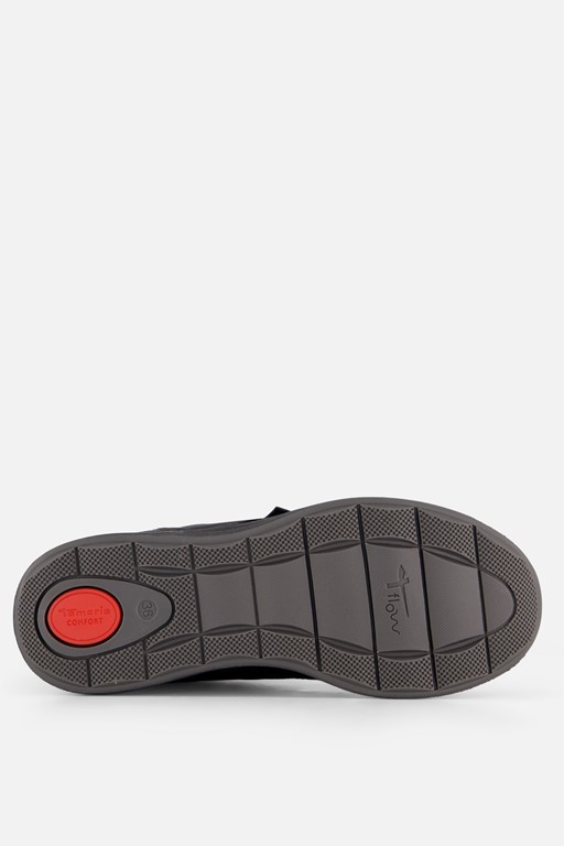 Tamaris Comfort Sneakers zwart Leer